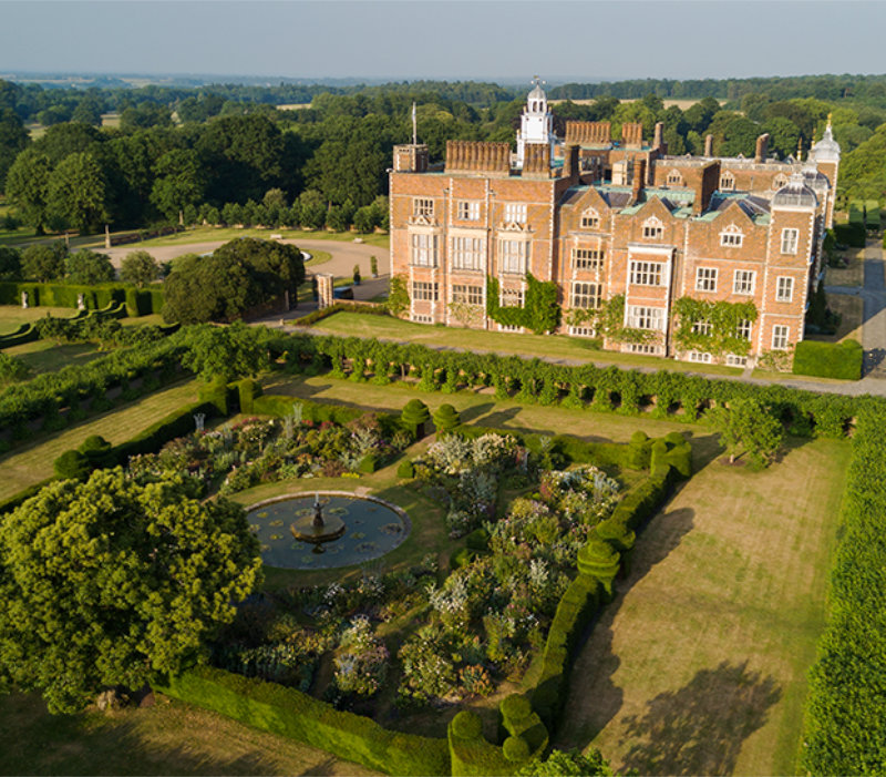 WEST GARDEN aerial view - Hatfield Park