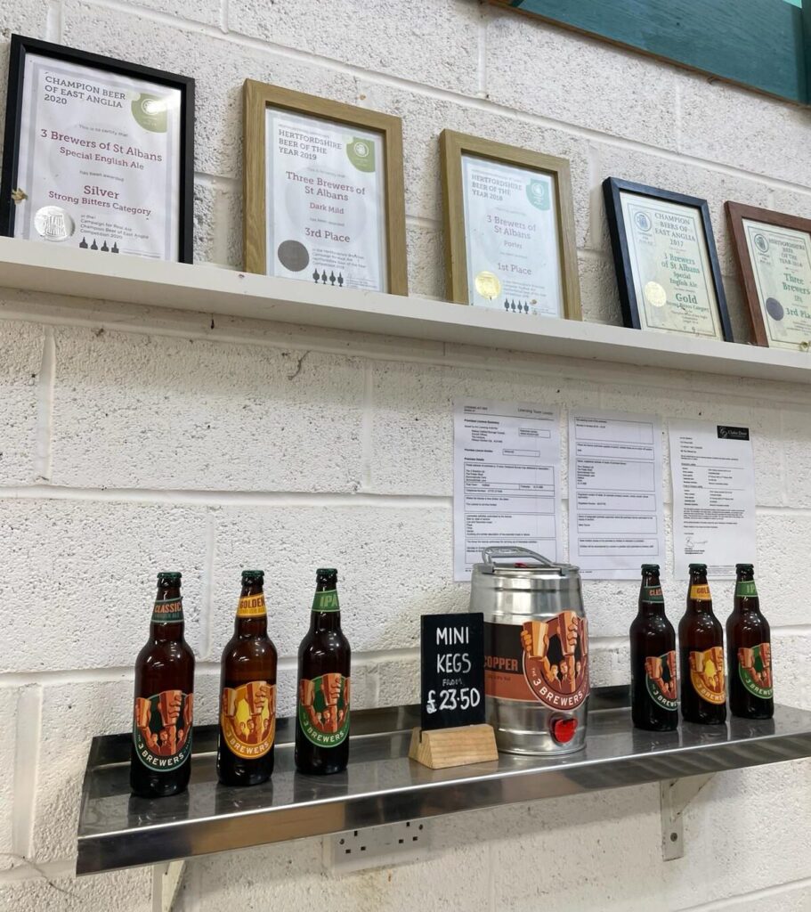 The journey of 3 brewers bottles and awards