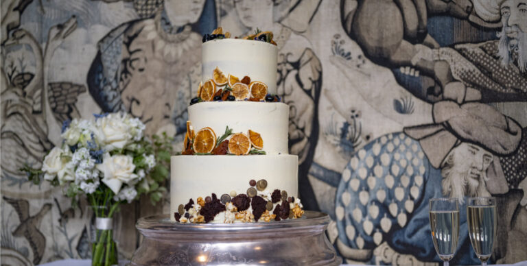 Boho wedding inspiration wedding cake