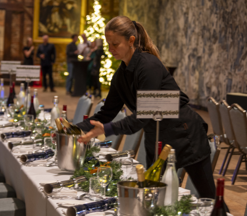 Event team hard at work Christmas Joiner Parties