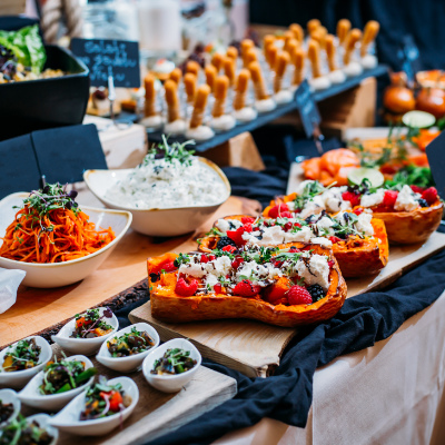 Asian wedding venues - luxury buffet