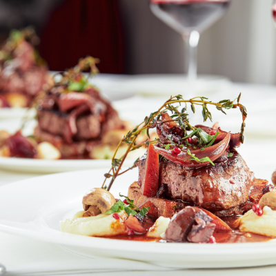 Historic wedding venues - wedding menu