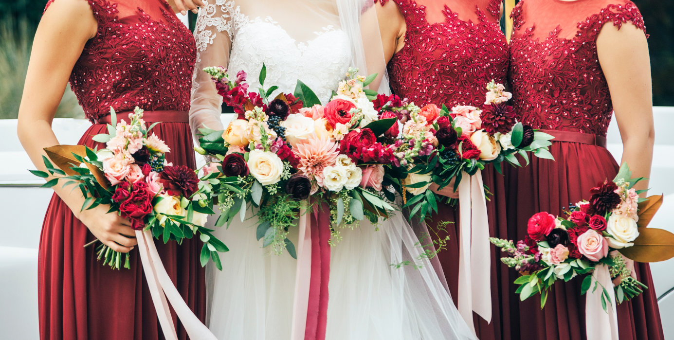Top wedding colour scheme ideas for all seasons red wedding