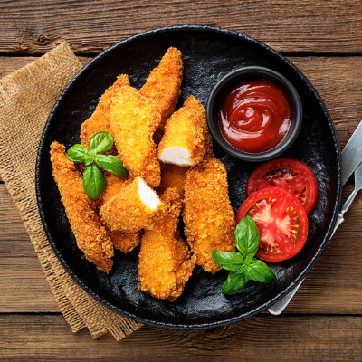 Breaded chicken - venue hire Hertfordshire