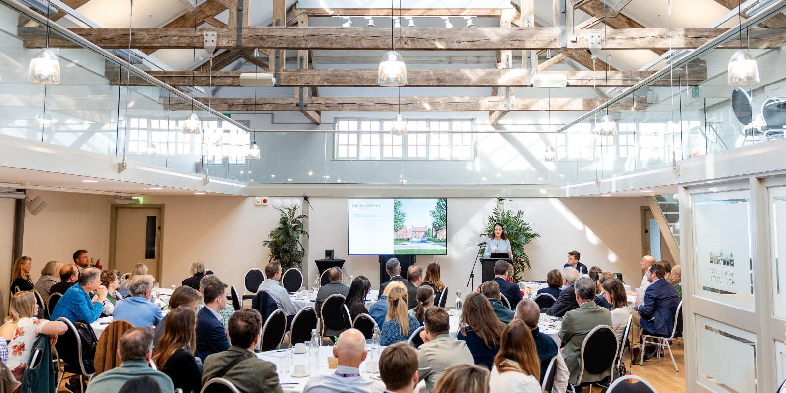 Venue hire Hertfordshire - a conference at the Riding School