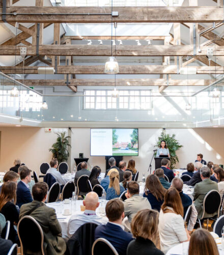 Venue hire Hertfordshire - a conference at the Riding School - Hatfield Park