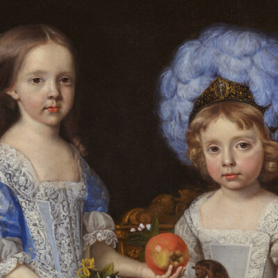 Hatfield Park Archives and Collections - Double Portrait, James & Catherine by Wright (detail)
