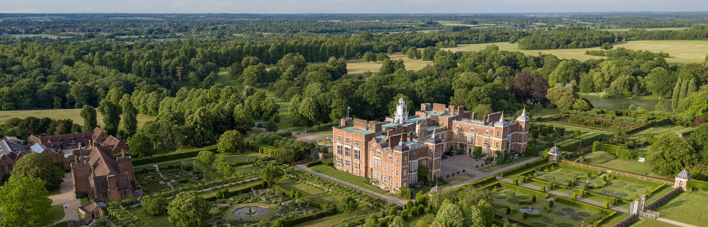 Hatfield Park - aerial view of Hatfield Park