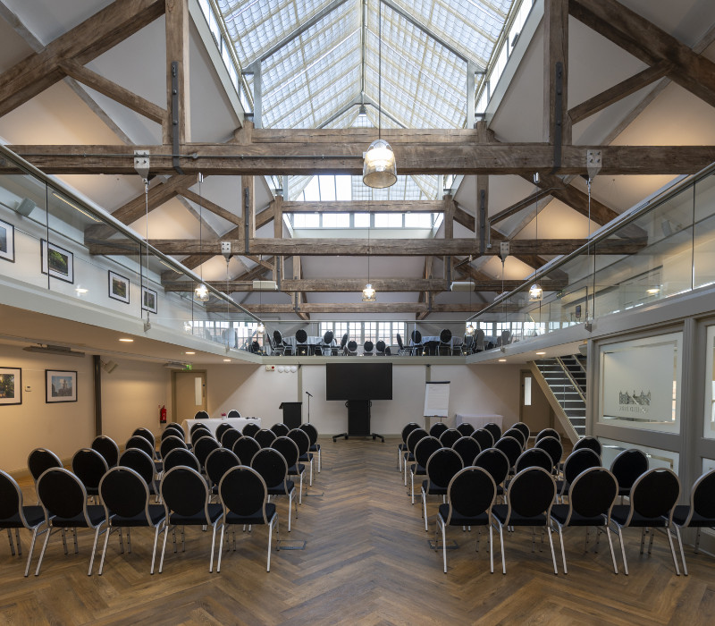 The Riding School set up for a meeting