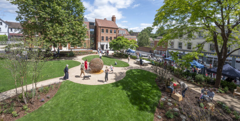 Salisbury square opening a new chapter garden overhead