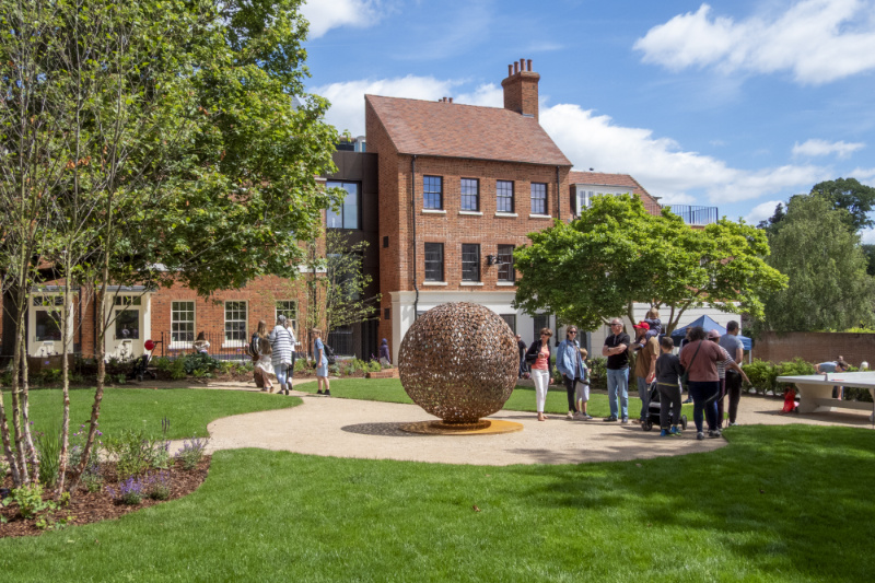 salisbury square opening a new chapter public garden and sculpture