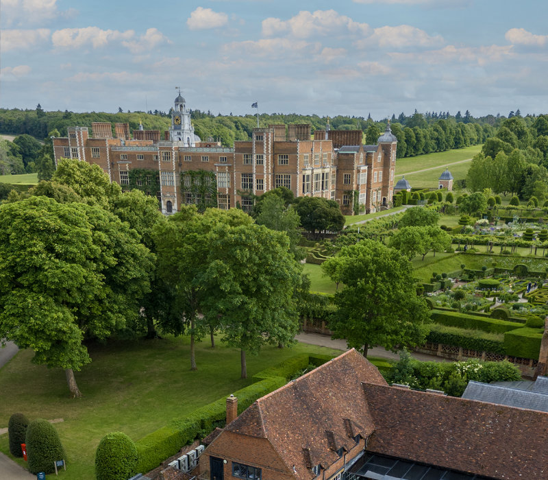 Aerial view of Hatfield Park