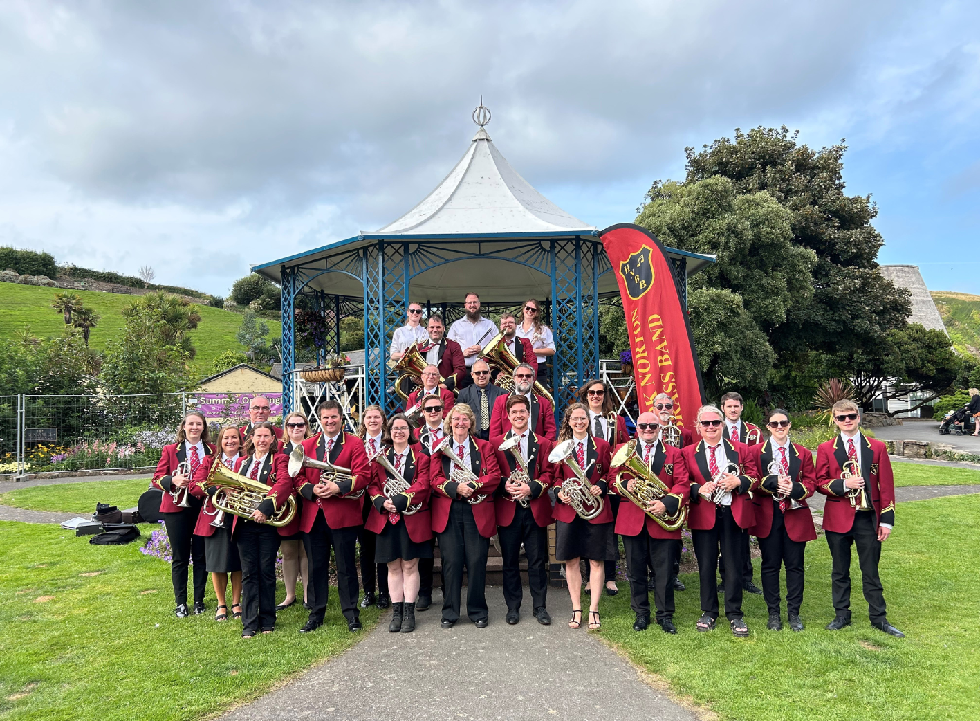 Hook Norton Brass Band at Salisbury Square