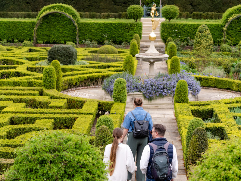 Knot garden at the Old Palace